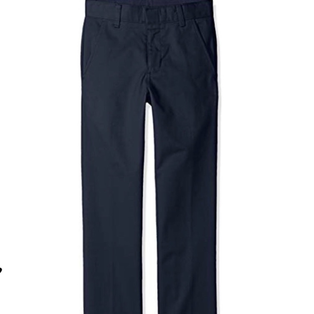 Boys Flat Front Nautica Twill Pant